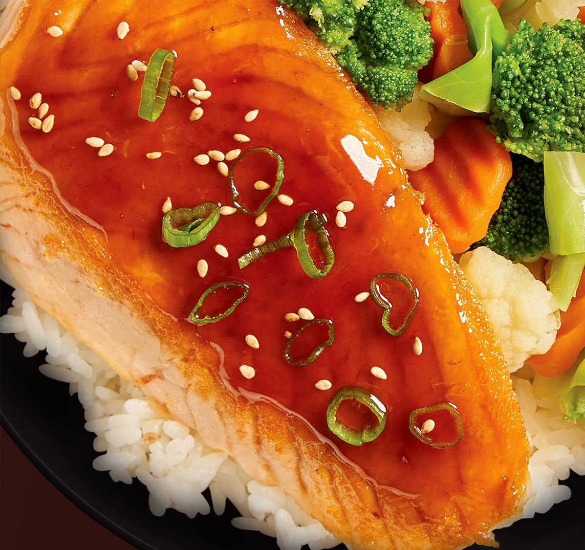 Teriyaki Salmon Bowl