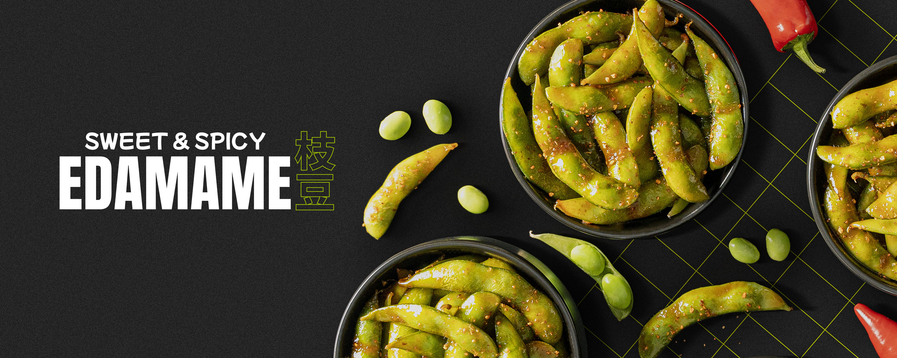 SPICY AND SWEET EDAMAME
